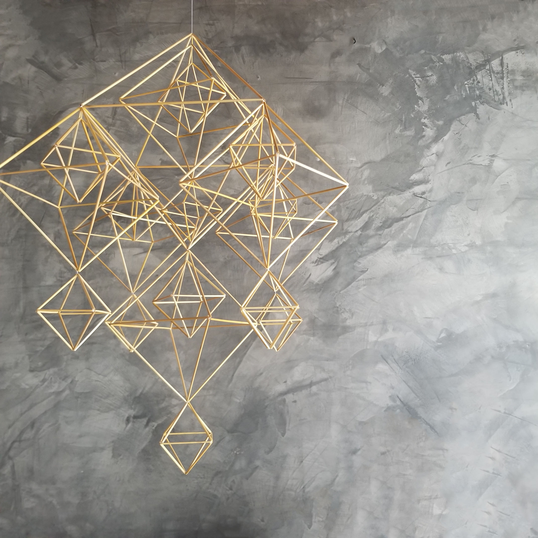 ヒンメリ作品himmeli work