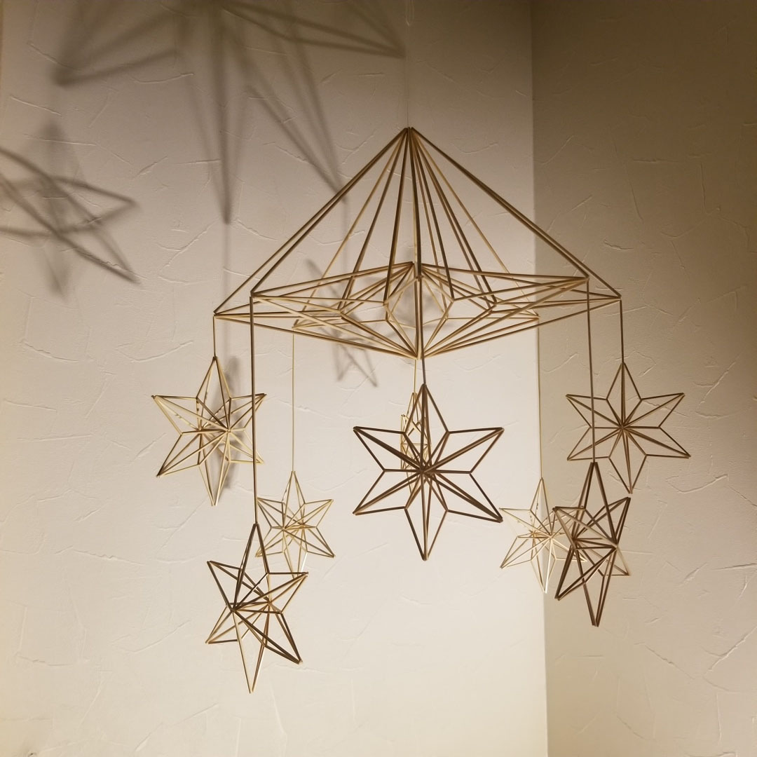 ヒンメリ作品himmeli work星屑ワルツ