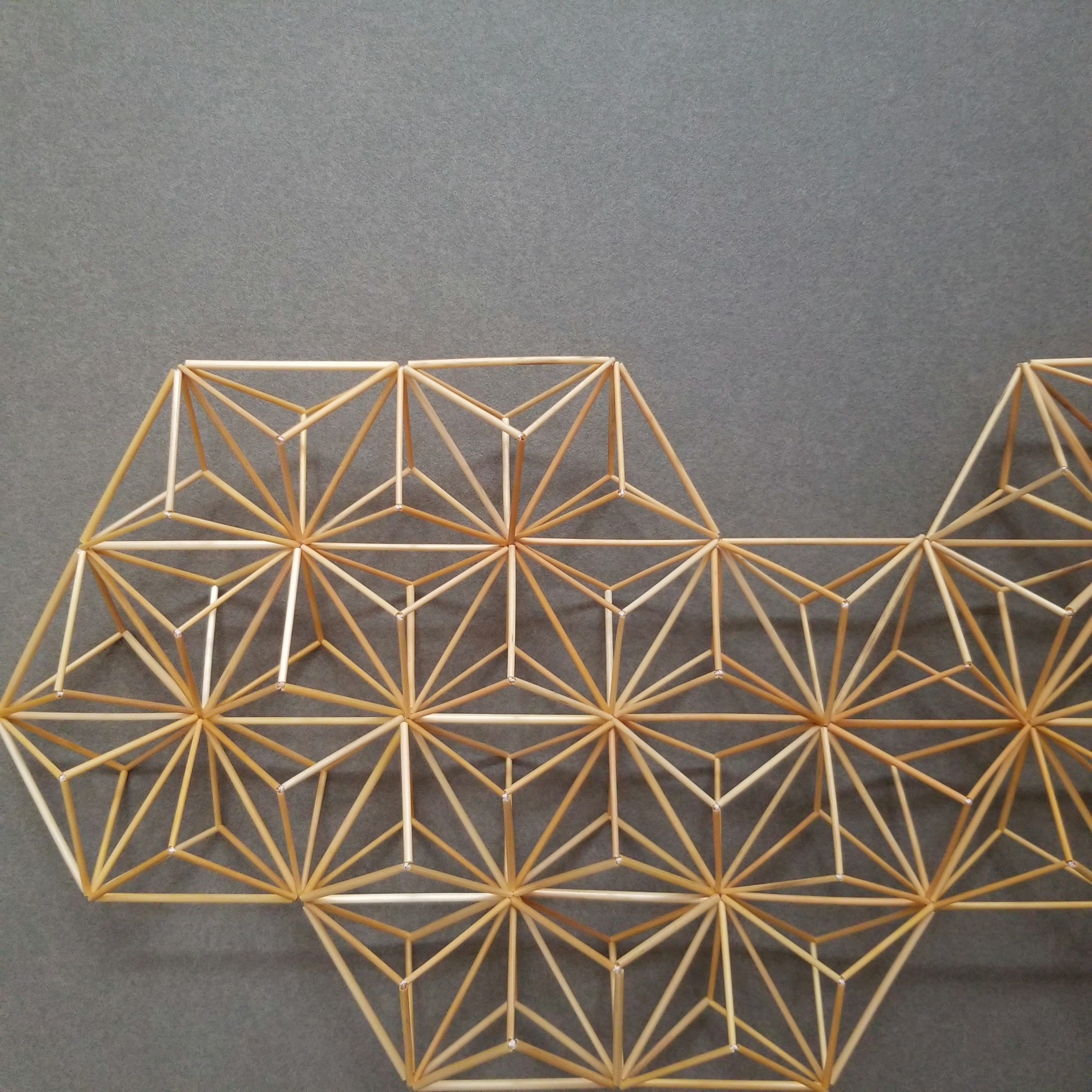 ヒンメリ作品himmeli work麻の葉