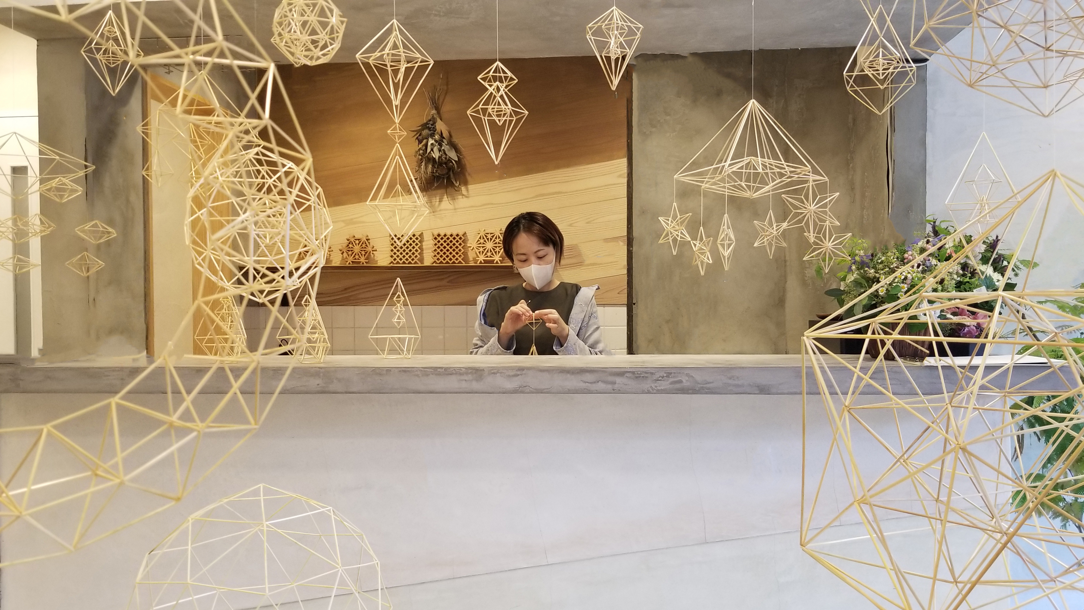 ヒンメリの個展itocetera写真